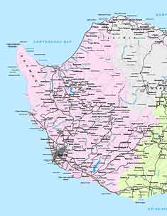 pafos district map cyprus